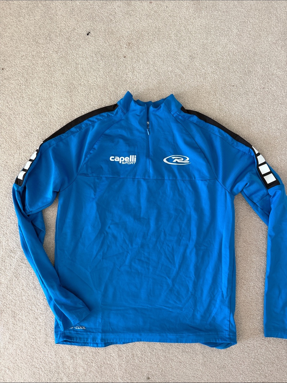 Capelli of New York kids rush soccer  Blue Long-Sleeve Top